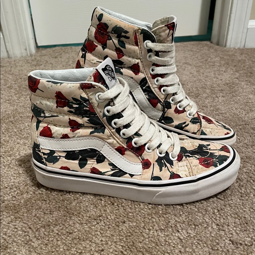 High top rose vans